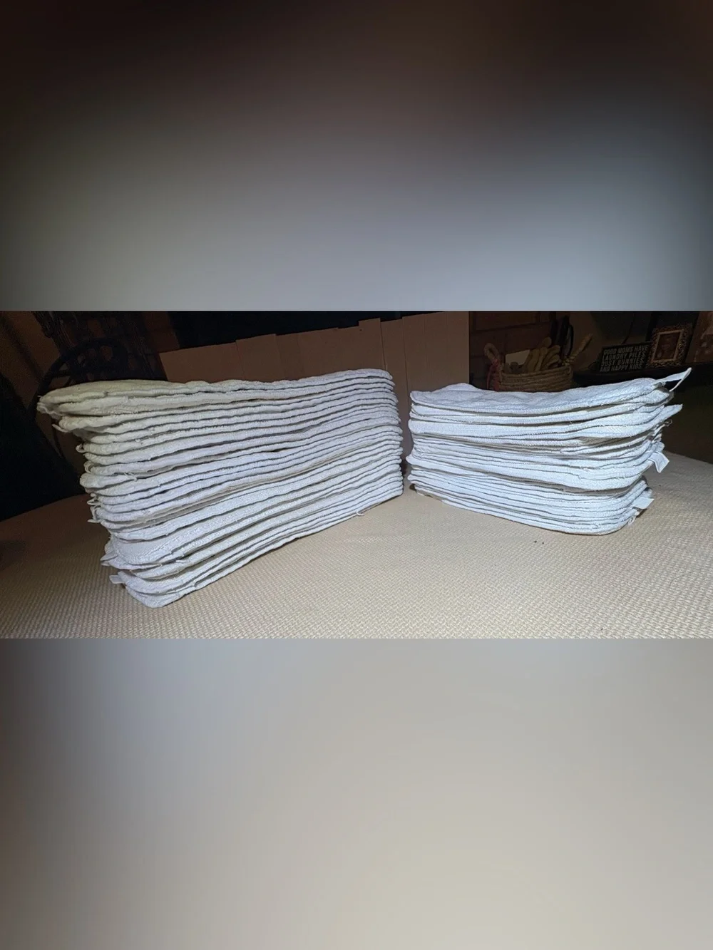 BumGenius White Cloth Diaper Inserts - 56 total